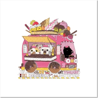 Ice-cream Truck Posters and Art